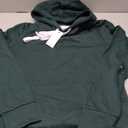 Urban Look Womens Active Long Sleeve Fleece Lined Fashion Hoodie Pullover with Plus Size (X-Large, Hunter Green)