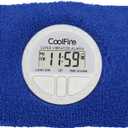 Coolfire Vibrating Alarm Clock - Silent Alarm Wristband Vibrating Alarm Watch. Silent Wrist Shock Alarm Clock. Vibration Alarm Bracelet Deep Sleeper & Vibrate Alarm
 (Blue)