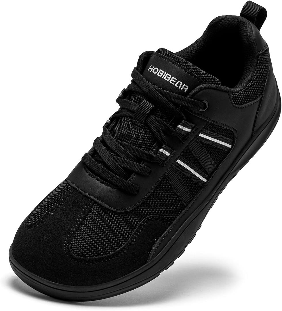 HOBIBEAR Mens Barefoot Shoes | Wide Toe Box & Zero Drop| Minimalist Fashion Sneakers