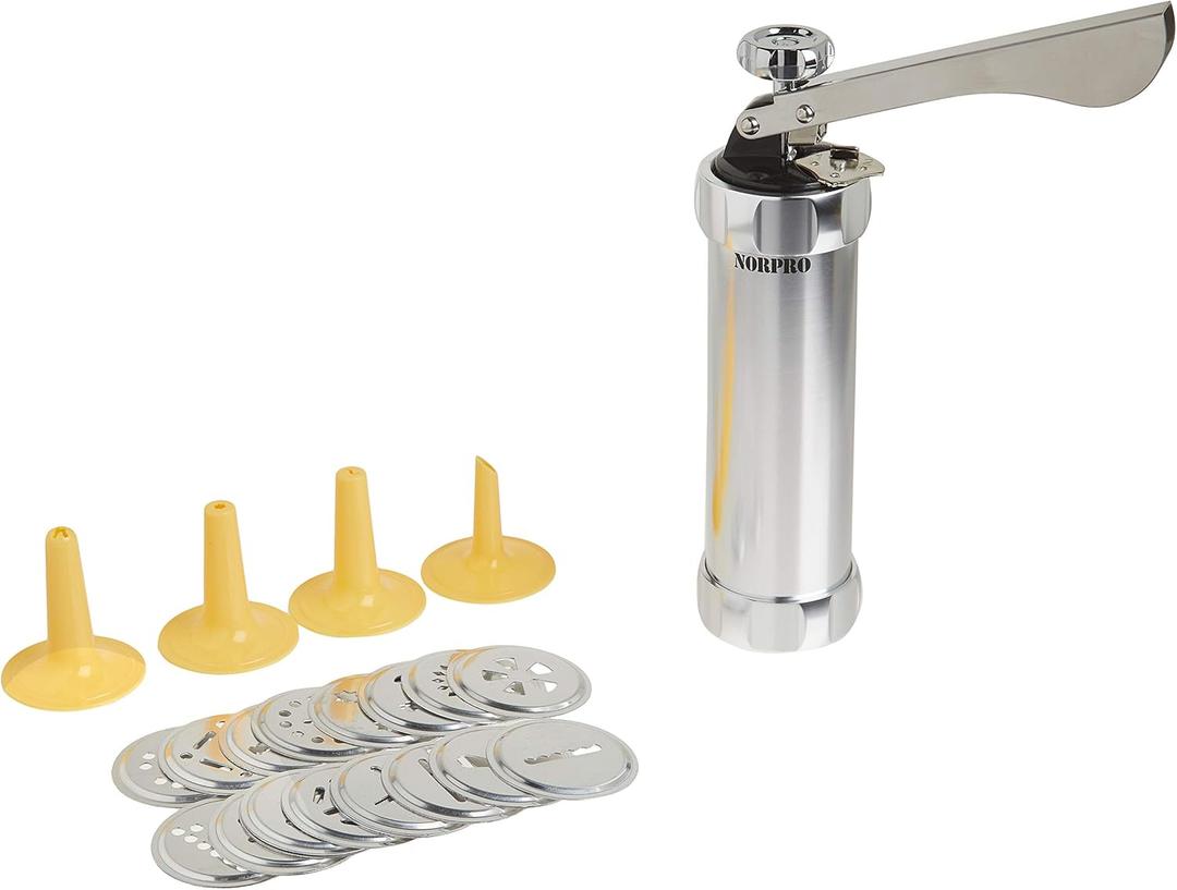 Norpro Deluxe Cookie Press with Icing Gun