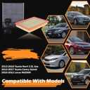 CA10677 Engine Air Filter & 90915-YZZF2 Oil Filters & CF10285 Cabin Air Filter Fit for 2013-2018 Toyota RAV4 2.5L Gas, 2012-2017 Camry Hybrid, 2010-2012 Lexus HS250H