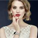 OULUCCI Compatible with Apple Watch Band 38mm 40mm 41mm 42mm 44mm 45mm 46mm 49mm, Women Strap For iwatch Series 11 10 9 8 7 6 5 4 3 2 1 SE SE2,D-Shape (Silver)