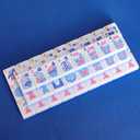 American Mahjong Tiles (1.2,Tiles Only), 166 Pcs American Mahjong Tile Set with Blue Color