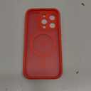 TOCOL Magnetic for iPhone 15 Pro Case, Upgraded Full Camera Protection, Compatible with Magsafe, Drop Protection, Translucent Matte Back Bumper Phone Cover 6.1-Inch (Red)