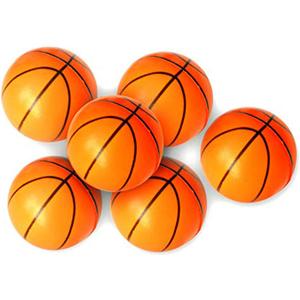 24 Pack | 2.5" inch Basketball Stress Ball, Mini Foam Squeeze Sports Ball Toy - Pressure Relieving Health Balls, School, Classroom, Party Favors (2.5" Inches) (Orange)