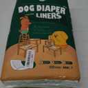 PAWPANG Disposable Dog Diaper Liners Booster Pads for Male & Female Dogs, 100ct, 4 Sizes Options, Doggie Diaper Inserts fit Most Types of Dog Diapers - Pet Belly Bands & Male Wraps (Medium (100 ct))