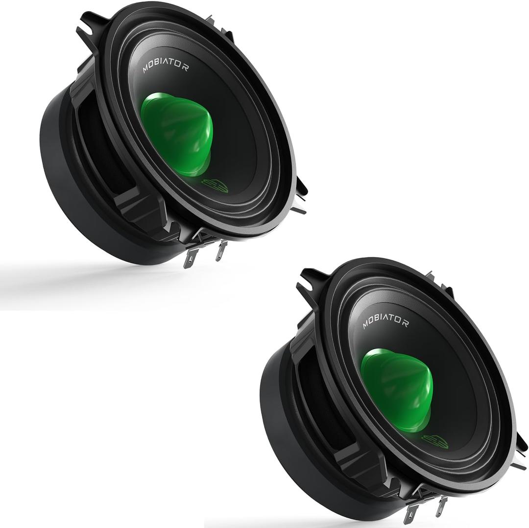 Midrange Loudspeakers MB-M654 600W Max, 4 Ohms High Efficiency Car Audio Door Speakers for Car or Truck Stereo Sound System-Black (2 Speakers) (MB-M654)