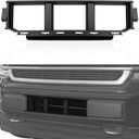 Front Bumper Grille for Ford F150 2021-2023, Front Lower Center Bumper Cover Bumper Grille Trim Panel Insert for F-150 2021 2022 2023 Accessories, Replacement ML3Z17B968BB, ML3Z17B968BA