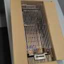Portable Tabletop Charcoal Grill, YAK Grills Hibachi, 100% Stainless Steel, Grill at 750F, Patio, Balcony. 15x7 Grilling Area. Includes Grate Handle & Carrying Case.