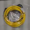 Kanayu 10 ft NEMA TT-30P to L14-30R Generator Transfer Switch Adapter Cord, 30 Amp 3 Prong to 4 Prong Generator to House Inlet Box Adapter, STW 10 AWG, ETL Listed