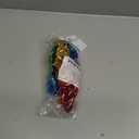 Windy City Novelties 36" Jumbo Link LED Plastic Necklace - Fun Light-Up Accessory for Mardi Gras, St. Patrick's Day, and Party Events (Rainbow)