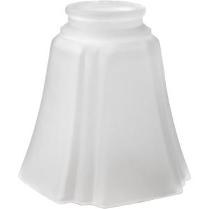 4.75 Inch Frosted Replacement Glass Shade, Millbridge Collection, White  Design House, 154260