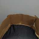 Dog Car Seat for Large/Medium Dogs - Memory Foam Dog Booster Seat for Under 55Lbs or 2 Small Dogs-Detachable and Washable Travel Bed with Thick Cushion and Storage Pockets-Brown