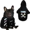 ChoChoCho Woof Dog Hoodie, Designer Dog Hoodies for Small Medium Large Breeds, Art Collection Dog Sweatshirts, Street Drawstring Hoodies Outfit Clothes for Puppy Puppies (3XL, Monet Painting) (3XL (Chest: 23.6''-28'' / Suggest: 30-55 lbs))