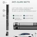 S3XYWORLD Tesla Model 3/Y Air Freshener-Invisible Slim Design-Long Lasting-Aromatherapy Scent-Auto Odor Eliminator (Flourish Flowers Set) Dark Gray