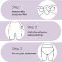 Silicone Hip Pads Adhesive for Women - Reusable Butt Lift Enhancer Pads, Sticky Buttocks Enhancer(2 Pieces) (Beige, L)