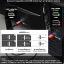 10K 8K HDMI Cable 2.1, 10FT/ 3M Ultra High Speed HDMI Cable Braided Cord, HDMI Cables 48Gbps (8K@60Hz 7680x4320, 4K@120Hz) Supports Dynamic HDR 10 eARC 3D, Dolby Atmos Compatible with Roku TV/PS5/HDTV