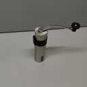 Manual Coffee Grinder,Handheld Mini Bean Conical Burr Mill,Brushed Stainless Steel