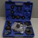 Brake Bleeder Adapter Kit Brake Master Cylinder Bleeder Kit Brake Pressure Bleeder with 12pcs Master Cylinder Adapters