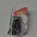 Command 10 lb Matte Black Curtain Rod Hooks, 2 Hooks and 4 Command Strips, No Drilling Christmas Decorations, Use with Rod Diameters 0.5-0.75"