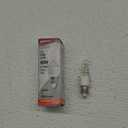Satco S3162 120V 50-Watt T4 E11 Base Light Bulb, Clear, Pack Of 2