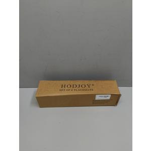 HODJOY placemat, Round Woven placemat for Indoor and Outdoor, 15", Set of 6 (White)