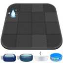 85 * 85 Inch Hot Tub Mat,Inflatable Hot Tub Accessories，Extra Thick Large Hot Tub Eva Foam Pad Padding Foundation for Outdoor Indoor,Portable Spa Pool Accessories Ground Base Flooring Mat Protector