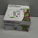 Farberware Easy to use pro Pump Spinner with Bowl, Colander and Built in draining System for Fresh, Crisp, Clean Salad and Produce, 6.6 quart, Green