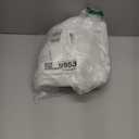 NICETOWN Semi Sheer Curtains 84 inches Length, Rod Pocket & Back Tab Linen Sheer Curtains Window Treatments Privacy with Light Filter for Farmhouse/Home Office, White, 132" Wide Total 2 Pieces