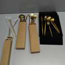 Black Silverware Set, Luxury 20-Piece Flatware Set for 4, Cutlery Set Stainless Steel, Diamond Cut Pattern, Home, Wedding & Party, 18/10 Stainless Steel Tablewaret & Dishwasher Safe Utensils.