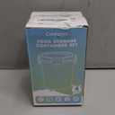 Overnight Oats Containers with Lids, 4 Pack 13oz Overnight Oats Jars, Plastic Mason Jars, BPA Free, Portable, Leak Proof Oatmeal Containers for Yogurt, Soup, Cereal, Milk and Salad