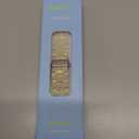 MAIRUI Resin Watch Band Compatible with Apple Watch for Women Men 41mm/40mm/38mm Series 9/8/7/6 SE Slim Bands Strap Bracelet Wristband for iWatch 5/4/3/2/1/Ultra/Ultra 2(Iridescent Creamy White)