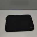 Laptop Case Sleeve 15.6 inch, Shockproof Protective Notebook Case with Accessory Pocket, Briefcase Carrying Laptop Cover for 15.6" HP, ASUS, Dell, Lenovo, Acer, Black