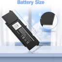 Burflo 63Wh 7FMXV Replacement Laptop Battery for Dell Latitude 7320 7420 7520 5320 Series, Compatible with P133G P134G P135G P136G P138G P139G P110F 9JM71 4M1JN 1PP63 TN2GY,15.2V 3941mAh