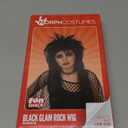 fun shack 80s Rocker Wig for Women, Spiked Mullet Wig, Punk Rocker Hair, Spiky Black Rockstar Wig, Party Costume Accessory, One Size