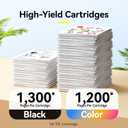 218A Toner Cartridges 4 Pack 3301fdw with Chip Replacement for HP 218A 218X Compatible for Color LaserJet Pro MFP 3301cdw 3201dw 3301sdw Printer W2180A W2180X High Yield (Black Cyan Yellow Magenta)