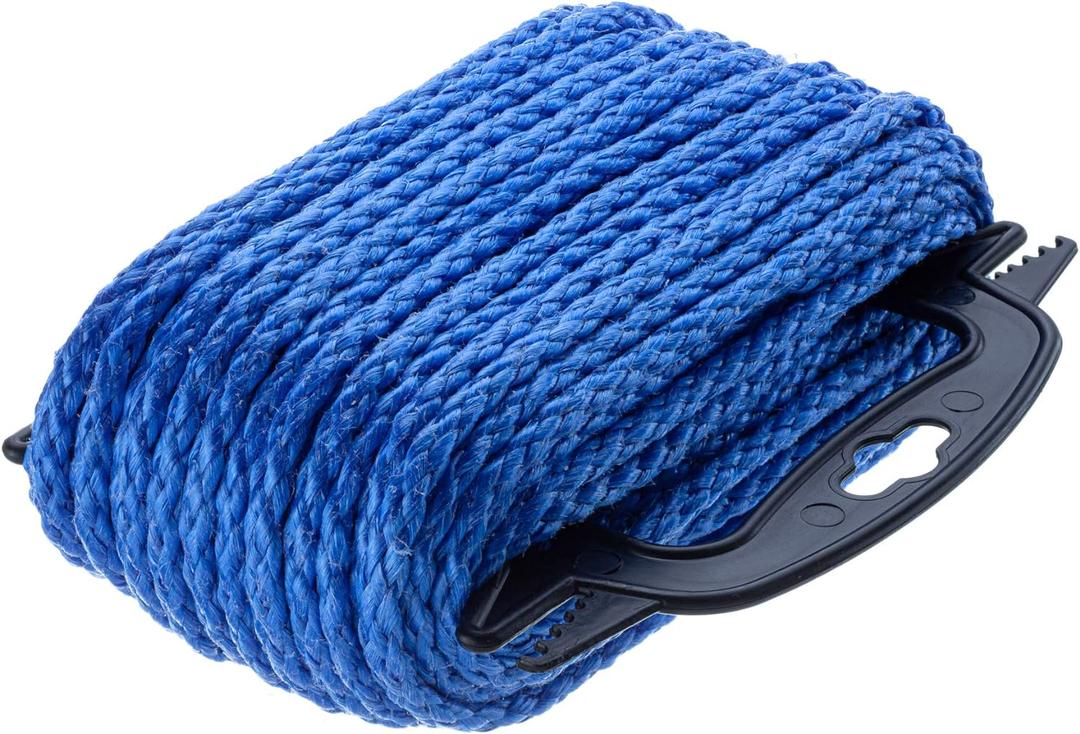 Attwood Hollow Braided Polypropylene General Purpose Rope (1/4-Inchx100-Feet) (One Size, Blue)