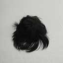 LABEAUT Short Black Anime Cosplay Wig Male Men Anime Layered Unisex Heat Resistant Hair Wig with Bangs for Party and Halloween for Gift + Free Cap