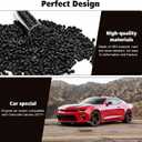 RT-TCZ 3 PCS Carbon Fiber Interior Trim Kit Cover Decoration Accessories for Chevrolet Camaro 2017 2018 2019 2020 2021 2022 2023