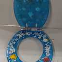 Angol Shiold ROUND Ocean Resin Toilet Seat Soft Close 16.5"