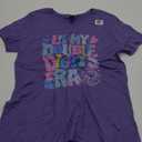 In My Double Digits Era Retro 10 Year Old 10th Birthday Girl T-Shirt M