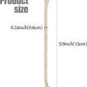 3 x 5 Pcs 1/4" Round Oil Lamp Wicks Replacement for Torches, Alcohol Candle Burner, Kerosene Lamp, Oil Lantern (5, 1/4 inch)