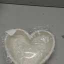 AOTASO Silicone Heart Shaped Cake Pans 10 Inch Large Heart Cake Pan Nonstick Silicone Heart Molds for Baking (2 Pcs Set, Cream)