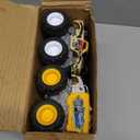 Monster Trucks Toys for Boys and Girls, 4-Wheel Drive Friction Powered 6-Pack Push and Go Toy Cars with Giant Wheels, 360 Crazy Stunts, Age 3, 4-7 and Above(6 Pack)