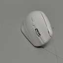 memzuoix Ergonomic Wireless Mouse, 2.4G Optical Cordless, 800/1200/1600 DPI, Vertical Computer Mouse for Laptop, Mac, PC, Desktop (Right Hand, Large) - White