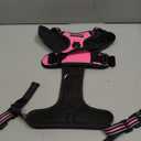 rabbitgoo Dog Harness No Pull with 2 Leash Clips, Adjustable Soft Padded, Reflective Oxford No Choke Pet Vest with Easy Control Handle for Large Dogs, Hot Pink, XL