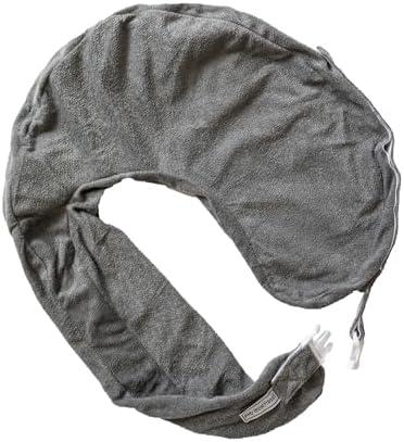 My Brest Friend Deluxe Nursing Pillow Cover - Slipcovers for Baby - Adjustable Fit, Easy Care, Durable - Original Nursing Pillow Not Included, Dark Grey