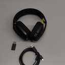 Logitech G435 LIGHTSPEED and Bluetooth Wireless Gaming Headset - Lightweight over-ear headphones, built-in mics, 18h battery, compatible with Dolby Atmos, PC, Mobile - Black
