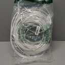 G-PLUG 100FT RG6 Coaxial Cable Connectors Set- High-Speed Internet, Broadband and Digital TV Aerial, Satellite Sky Cable Extension- Weather-Sealed Double Rubber O-Ring and Compression Connectors White