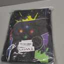 Holiyjog Game Bedding Set for Boys Kids Gamepad Duvet Cover with 2 Pillowcases Gamer Bedroom Decor Black Bed Set 3pcs,Twin Size